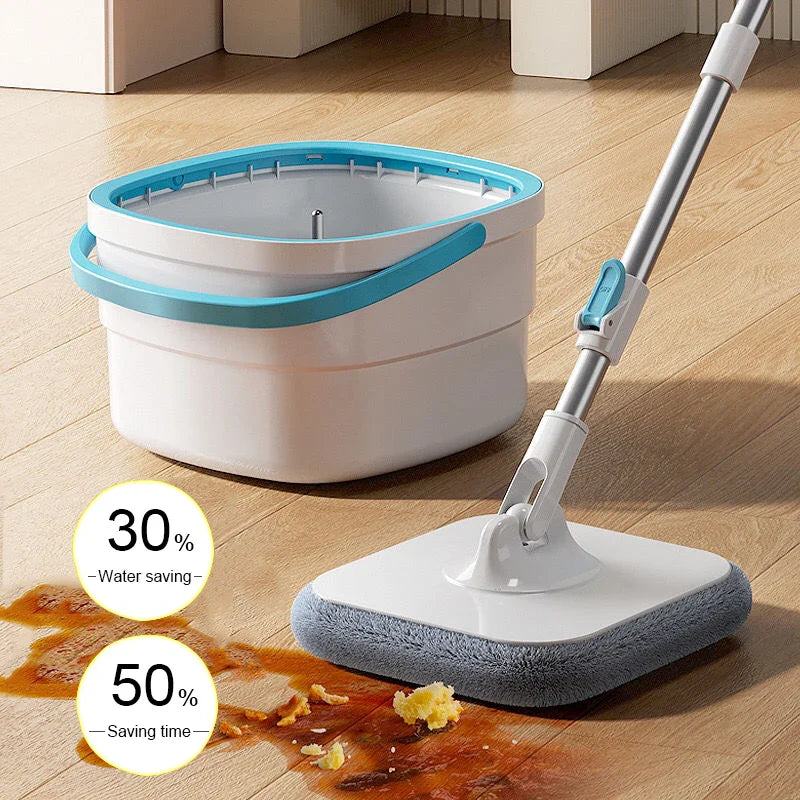 Cleanvora FlexSpin | Schleuder-Mopp System | Handfrei & Hygienisch | 2,5L Eimer
