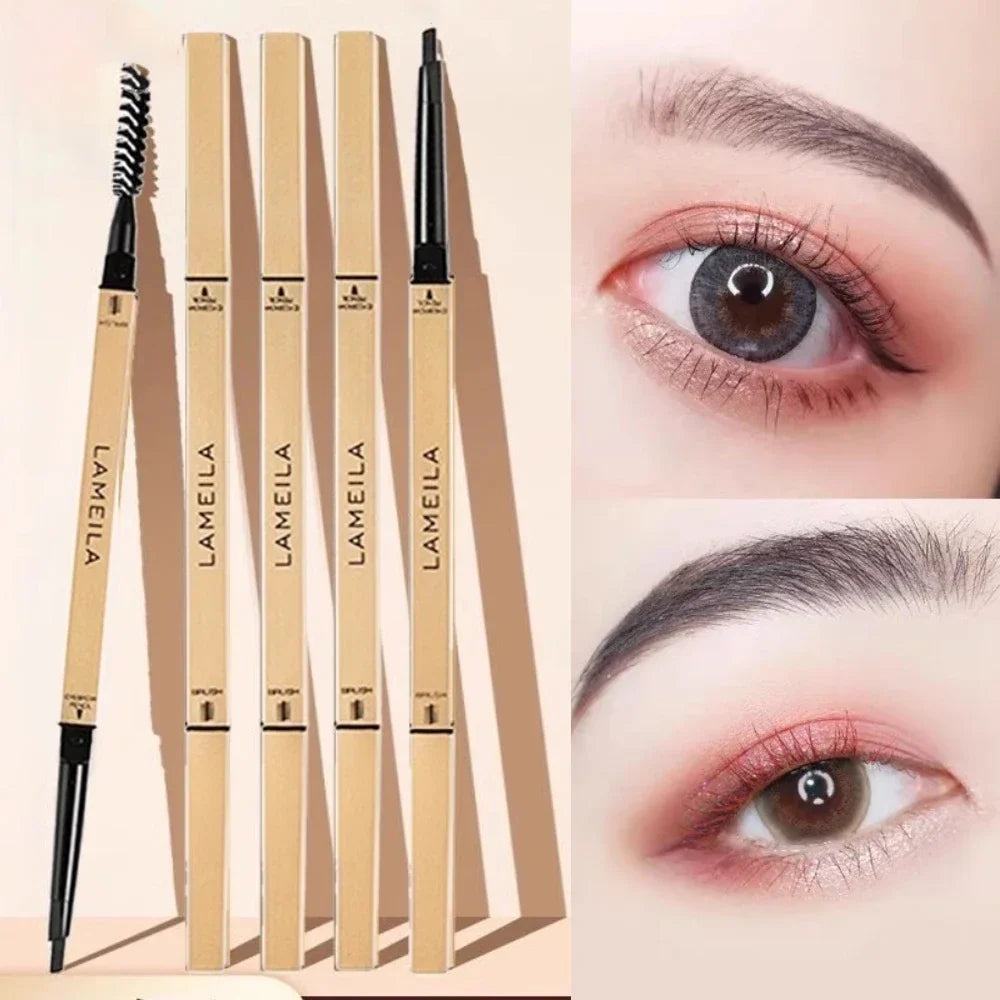 BrowPerfect DuoShape Augenbrauenstift | 2-in-1 mit Dreiecksspitze & Bürste | Präzise & Wasserfest