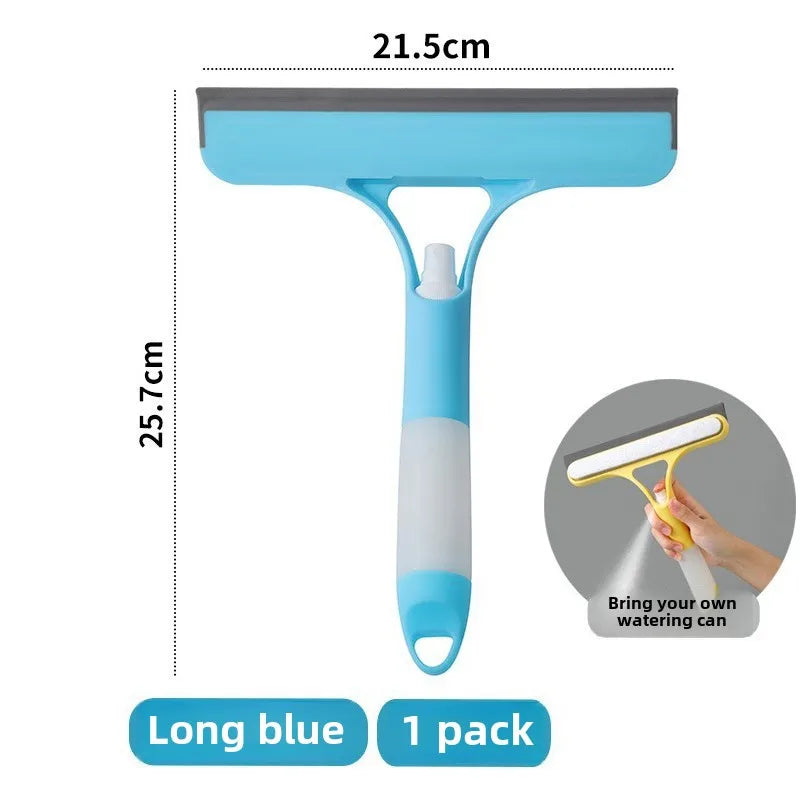 CleanWave 3-in-1 Glasreiniger | Sprühen, Schrubben, Abziehen | Kompakt & Streifenfrei