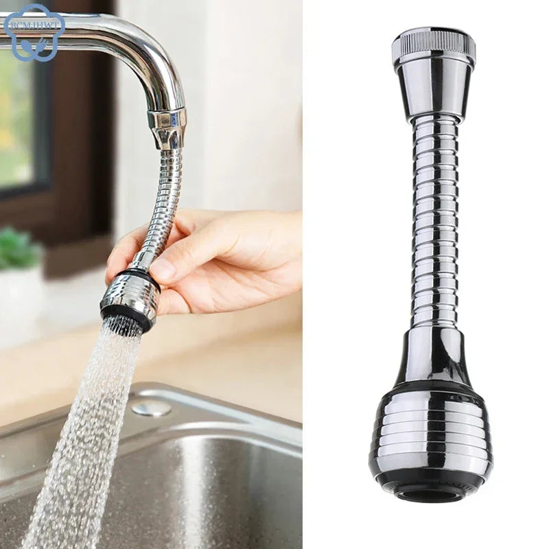 Clearivo AquaSpin | 360° Wasserhahn-Aufsatz | 2 Strahlmodi | Spritzschutz & Wassersparfunktion | Für Küche & Bad