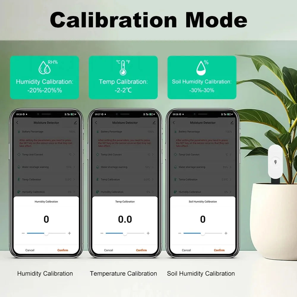 SmartPlant | Bodenfeuchtigkeitssensor | Echtzeitdaten & Sprachsteuerung | Zigbee 3.0