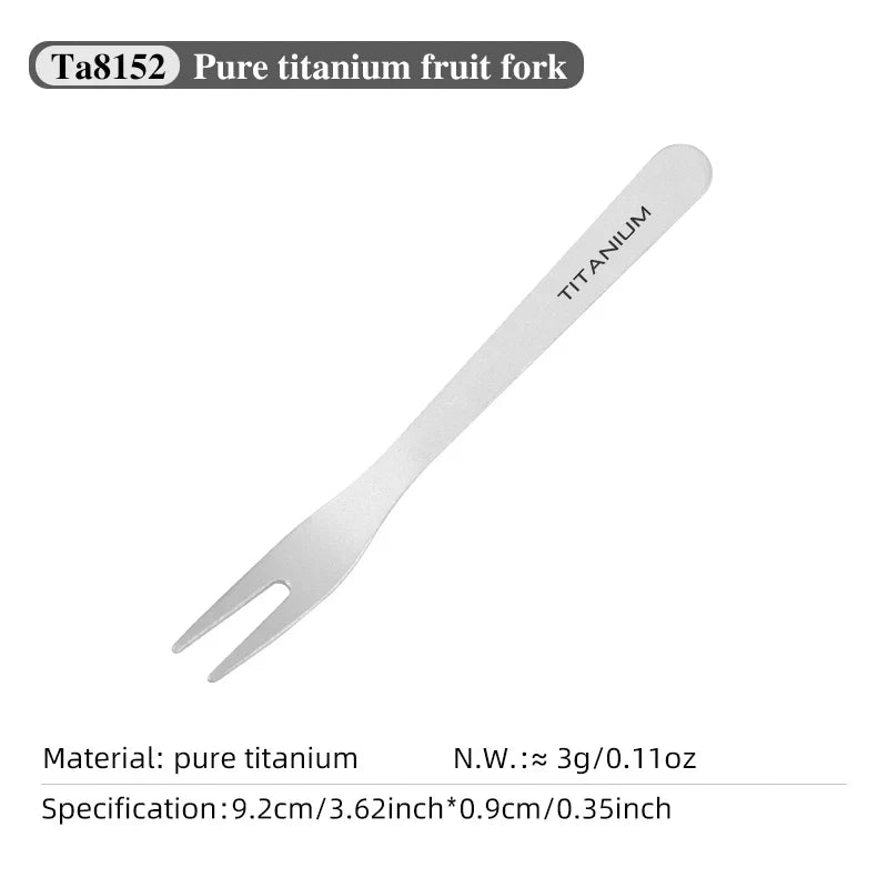 TitanFork | Titan-Fruchtgabeln | Ultraleicht & Langlebig | Vielseitig Einsetzbar