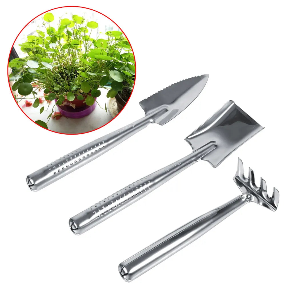 GreenThumb MiniGardener | 3-in-1 Garten Set | Für Kinder & Erwachsene | Edelstahl oder Kunststoff