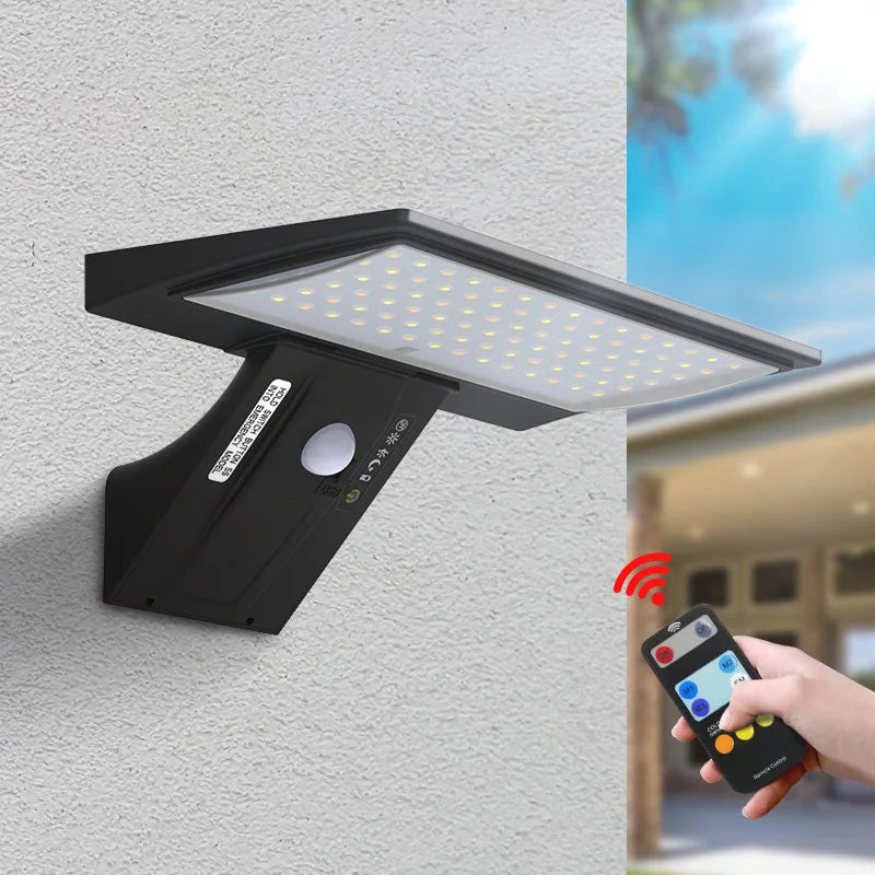 Lumenix SolarBeam | Solar Außenleuchte | Bewegungssensor | 90 LEDs
