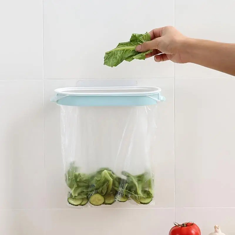 TidyDrop Hanger | Müllbeutelhalter Zum Einhängen | Mit Deckel | Für Küche & Camping
