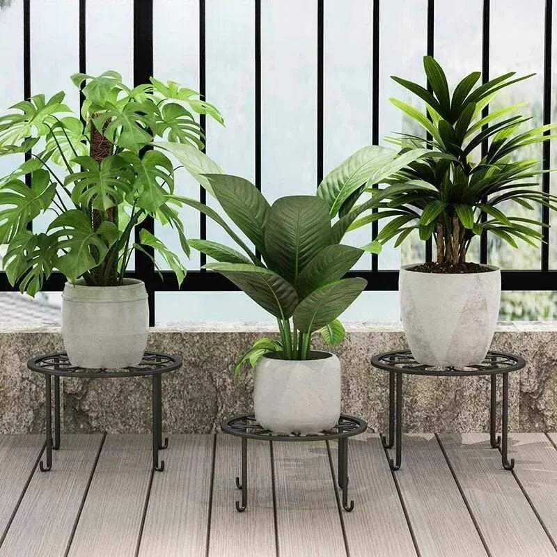 FloraStand Bronze | Eleganter Pflanzenständer | Vintage-Design | Rostfrei