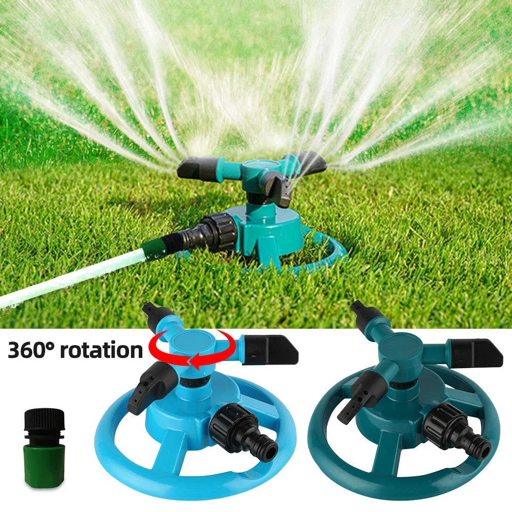 RainTiva Rasensprenger | 360° Rotation | Wassersparend & Robust | Für Garten & Rasenpflege