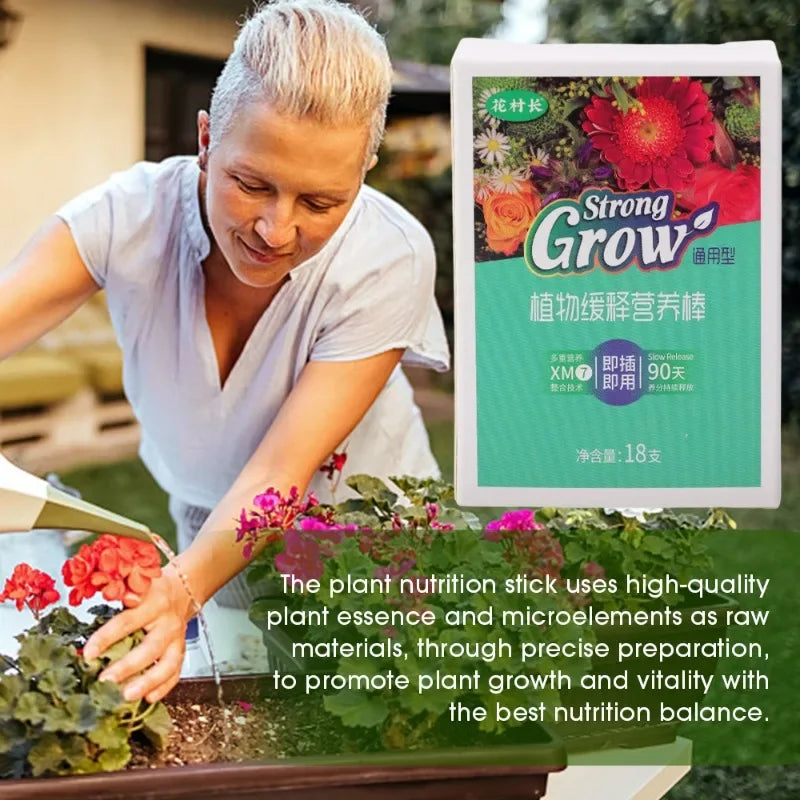 GrowLeaf Sticks | Pflanzendünger-Stäbchen | Einfach & Effektiv | Für Alle Pflanzenarten