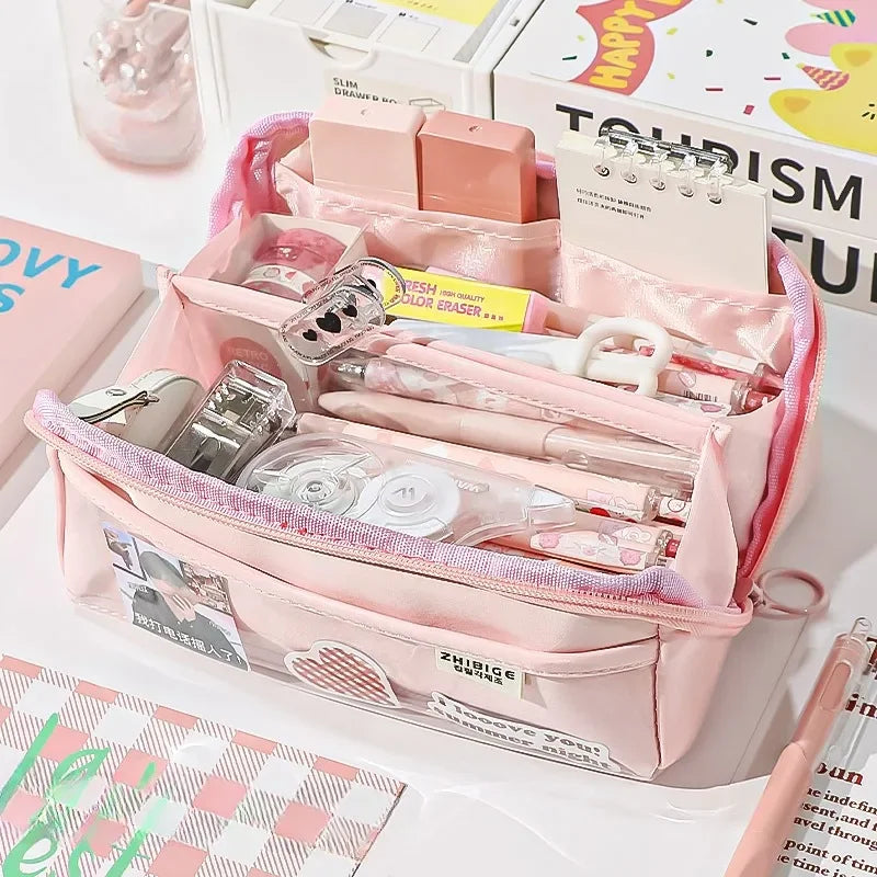 PlayPouch | 10-Fach Organizer | Transparentes Frontfach | Stylisch