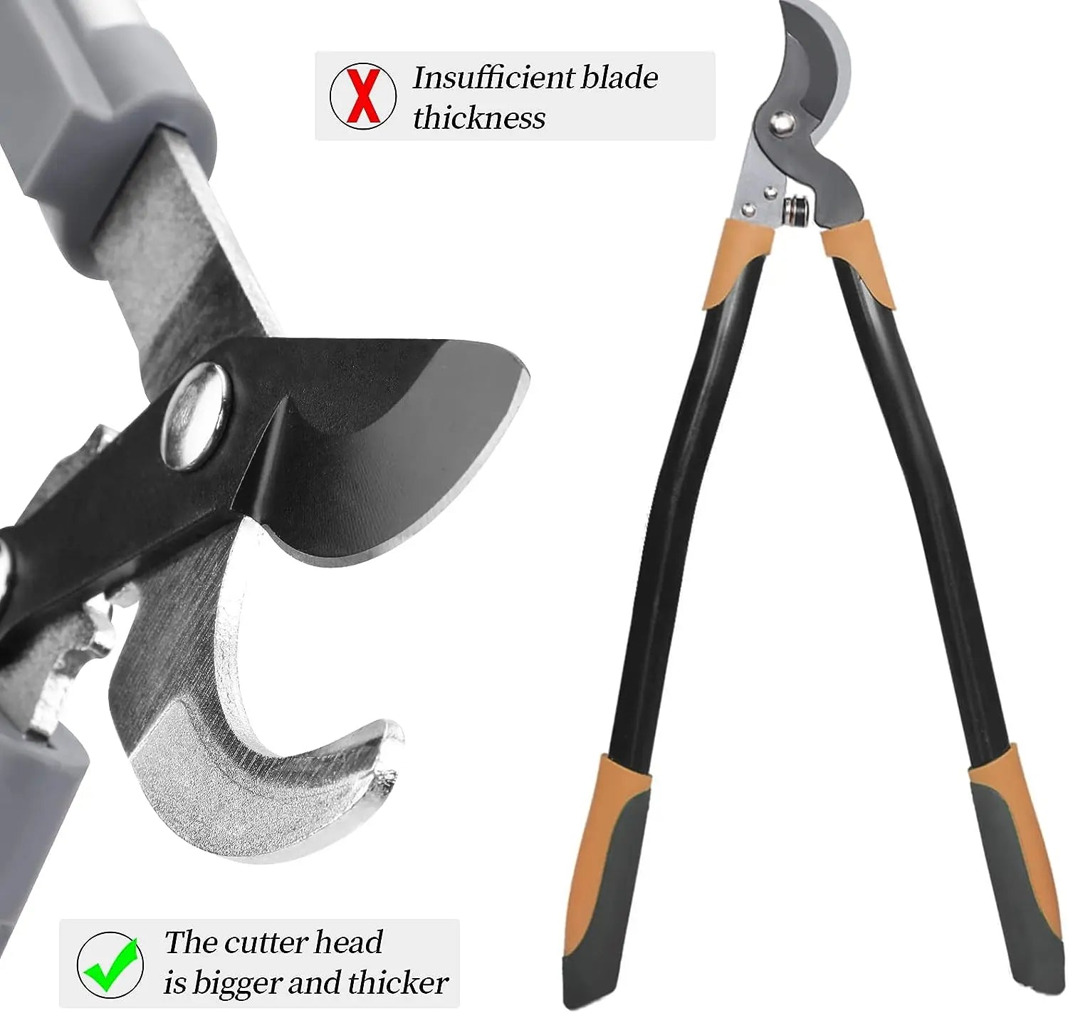 GardenMaster | Ratschen-Astschere | Carbonstahlklinge | Ergonomisch