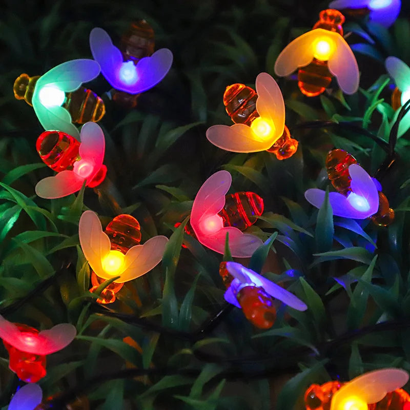 LumaGlow | Solarbetriebene Lichterkette für Außenbereich