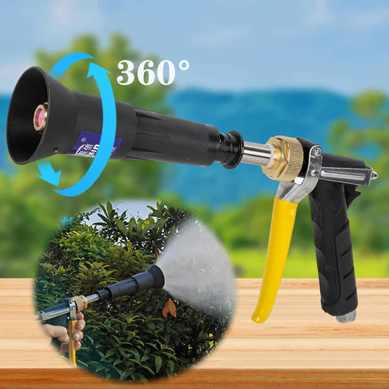PowerSpray | Hochdruck-Spritzpistole | Windfeste Zerstäuberdüse | Für Garten & Reinigung