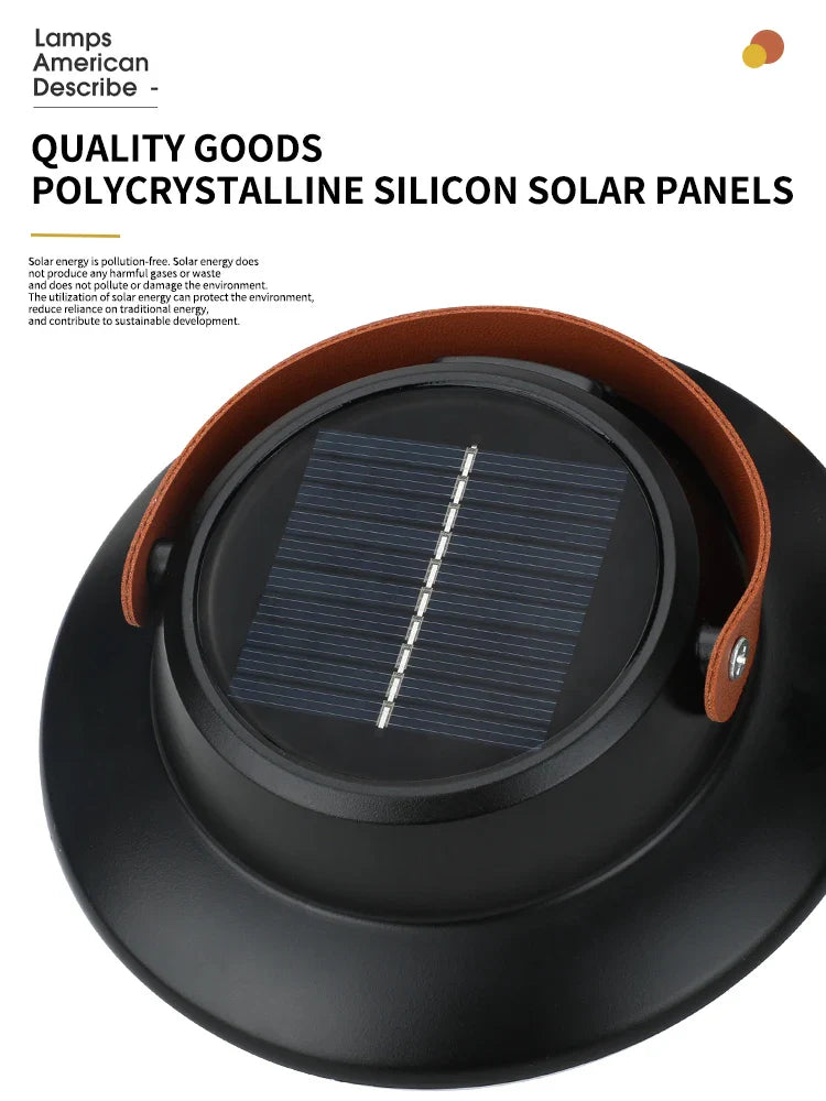 LumiCamp Pro | Solar Campinglampe | Vielseitig & Robust | Wiederaufladbar