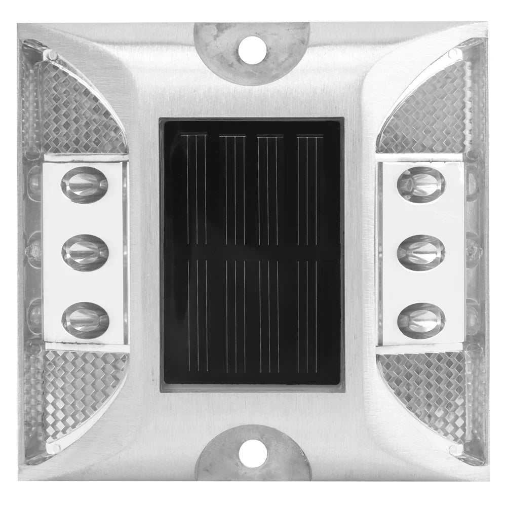 Solavix Solar-Bodenleuchte | Sichtbarkeit bis 1000 m | Wetterfest & Stromfrei | Für Einfahrt & Weg
