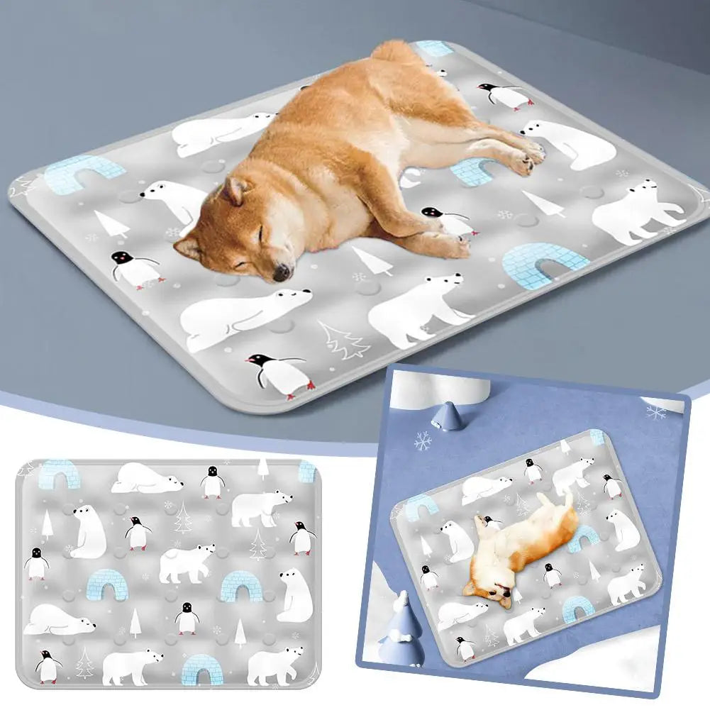 Pawrelax | Kühlmatte für Haustiere | Gel-Technologie, robust & tragbar | Hunde & Katzen Sommererfrischung