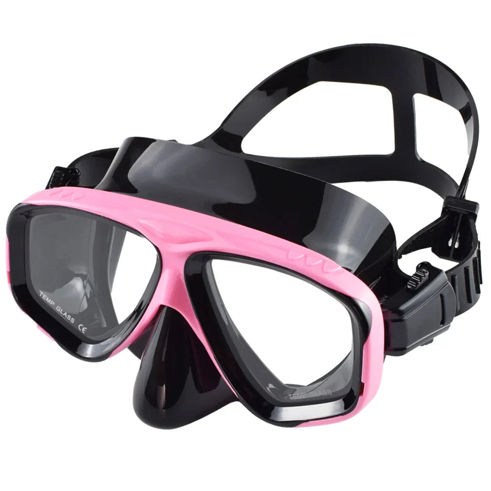 Aquanisa Tauchmaske | 180° HD-Glas Sicht | Antiallergen & Dicht | Für Schnorchel & Schwimmen