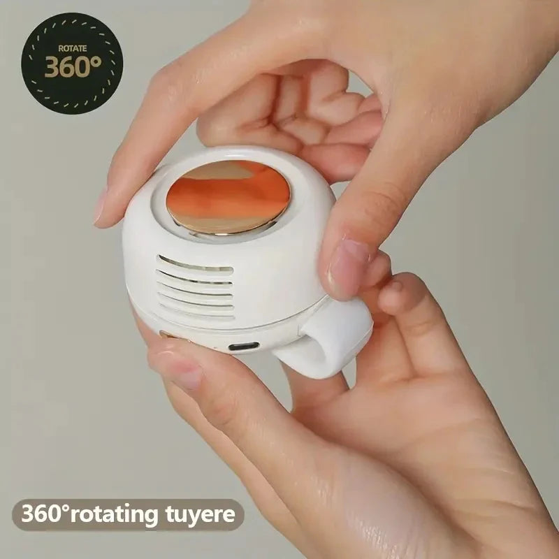 Silenca ClipFan | Mini-Ventilator Ohne Rotor | Ultra-Leise & USB-C | Für Kinderwagen & Reisen