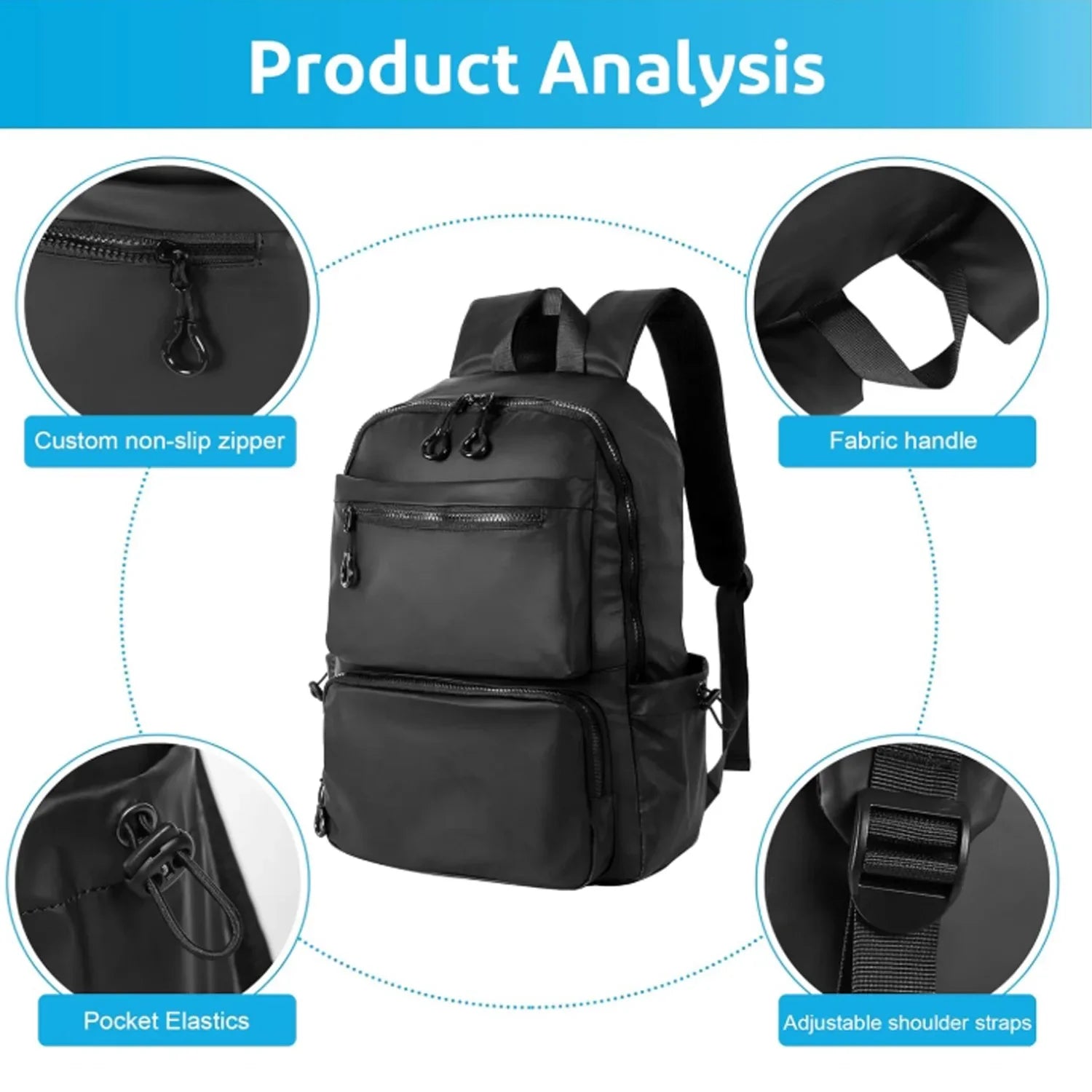 Travana CorePack 14" | Minimalistischer Laptop-Rucksack | Wasserfest & Leicht | Für Büro, Uni & Reisen | Mit gepolstertem Laptopfach