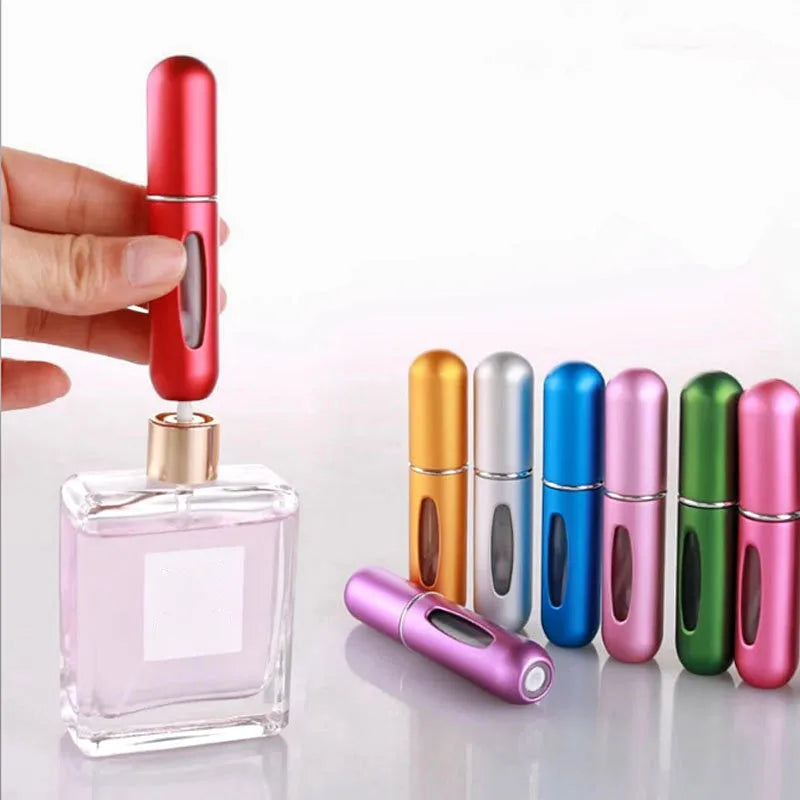 Travessy Reise Flasche | Nachfüllbar & Auslaufsicher | 5ml Mini-Format | Für Parfüm & Serum