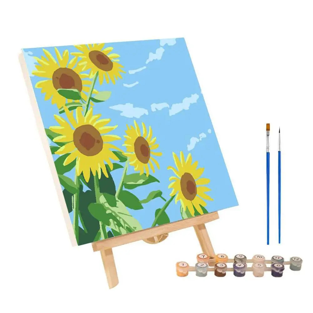 ColorVista | Malset Nach Zahlen | Entspannendes DIY-Kunstwerk | Mit Rahmen