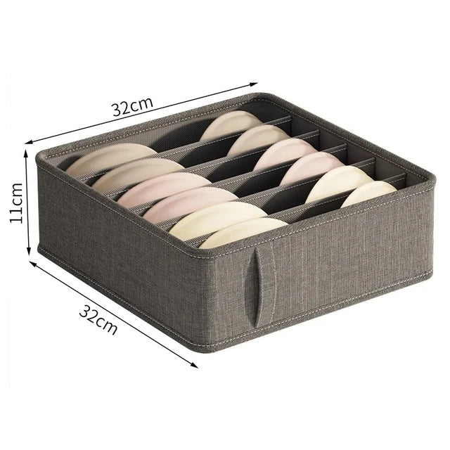 ClarityBox Kleiderschrank-Organizer | Faltbar & Platzsparend | Hochwertiges Vliesstoff-Material
