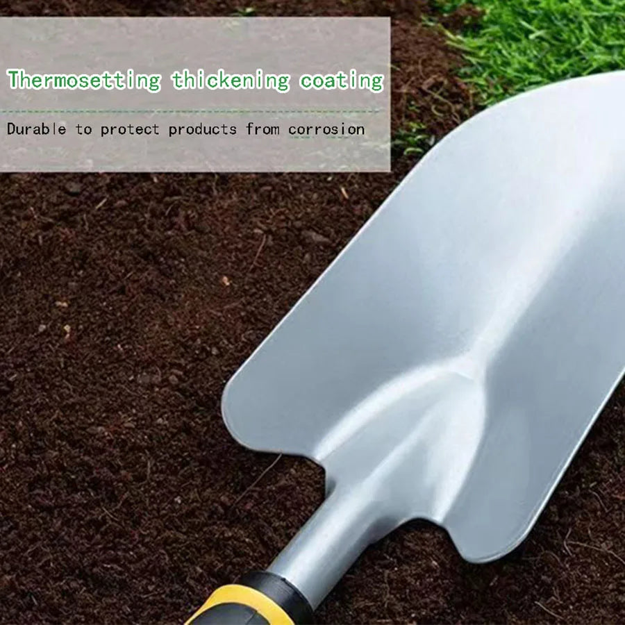 Florivio Gartenwerkzeug-Set | 4-teilig aus Edelstahl | Kompakt & Rostfrei | Für Beet & Balkon