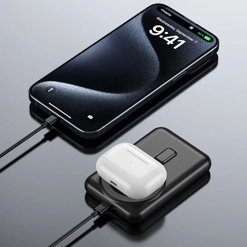 PowerNova SolarCharge 20.000mAh Powerbank mit MagSafe & Wireless Charging | USB-C & Solar Aufladung
