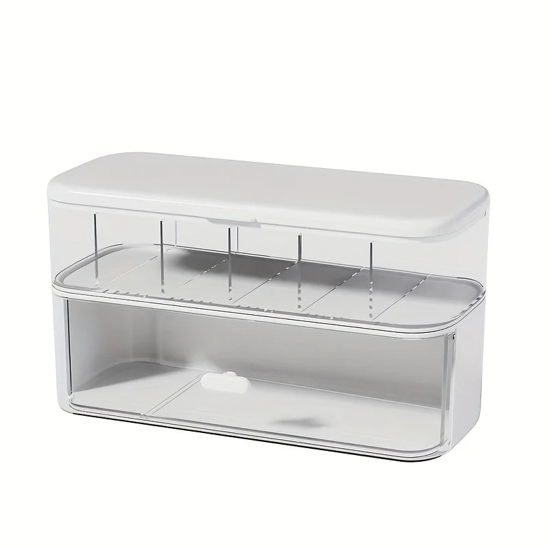 ClearBox Kabel Organizer | Kompakt & Transparent | Für Ladekabel & Zubehör | Ohne Strom