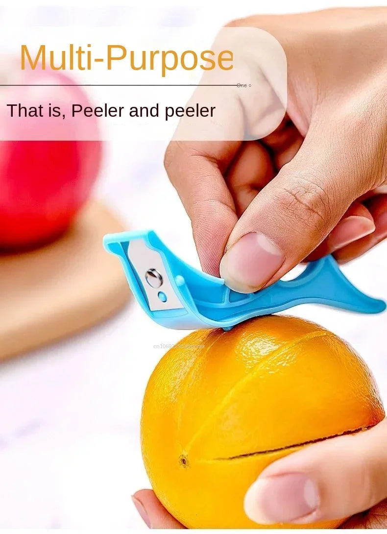 PeelMate Fingerschäler | Ringschäler mit Edelstahlklinge | Kompakt & Einfach