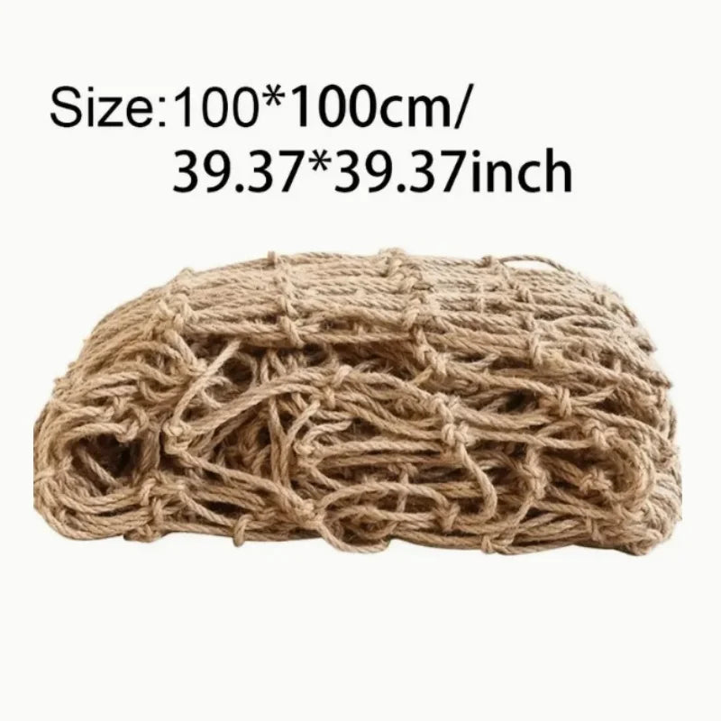 GreenNet | Pflanzennetz aus Jute | Kletternetz für Garten & Dekoration | Natürlich & Vielseitig