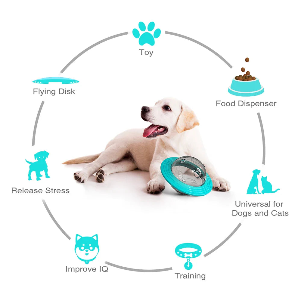 BrainFetch Interaktives Hundespielzeug | 3-in-1 Futterspender | IQ-Training | Stressabbau | Robust & Sicher