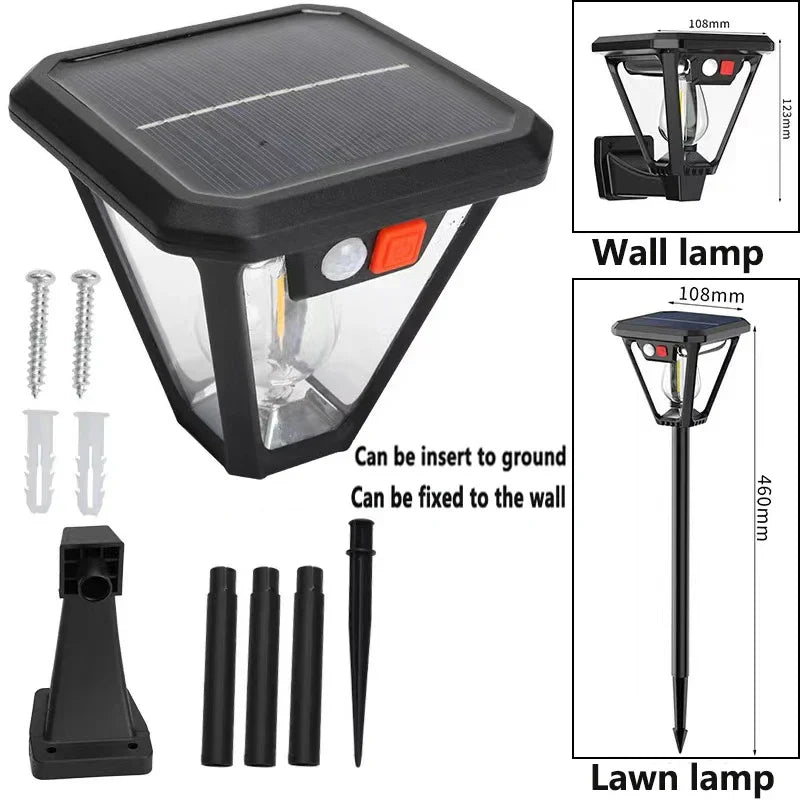 SolarGlow | 2-in-1 LED-Solarlampe | Intelligente Beleuchtung | Kabellos & Umweltfreundlich