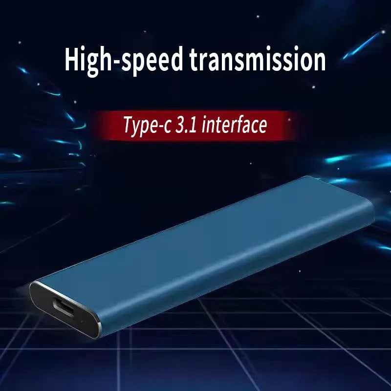 ByteWave | Externe Festplatte 4TB | Ultra-Slim, USB-C, Schnell & Mobil | Arbeit, Studium & Reisen