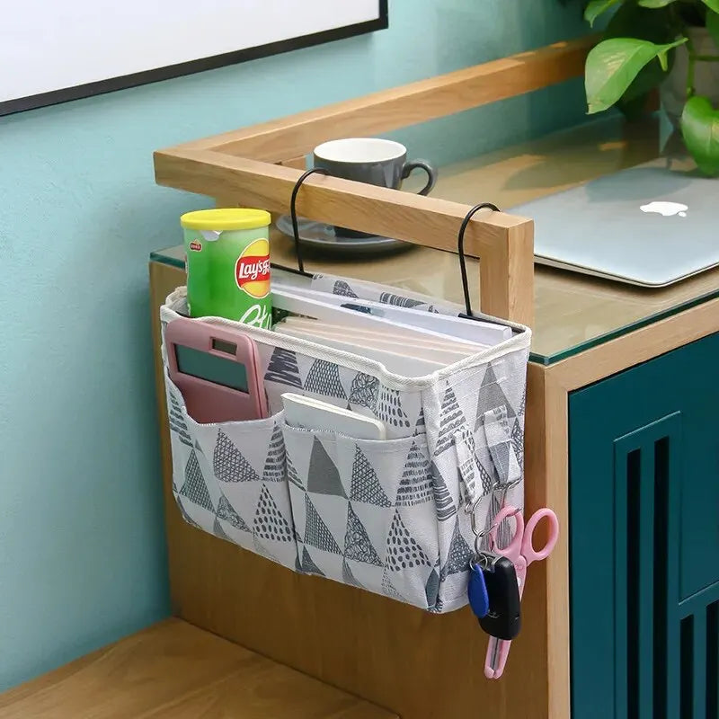 BedEase | Bett Organizer | Hängend & Stabil | Für Bücher Handy Snacks