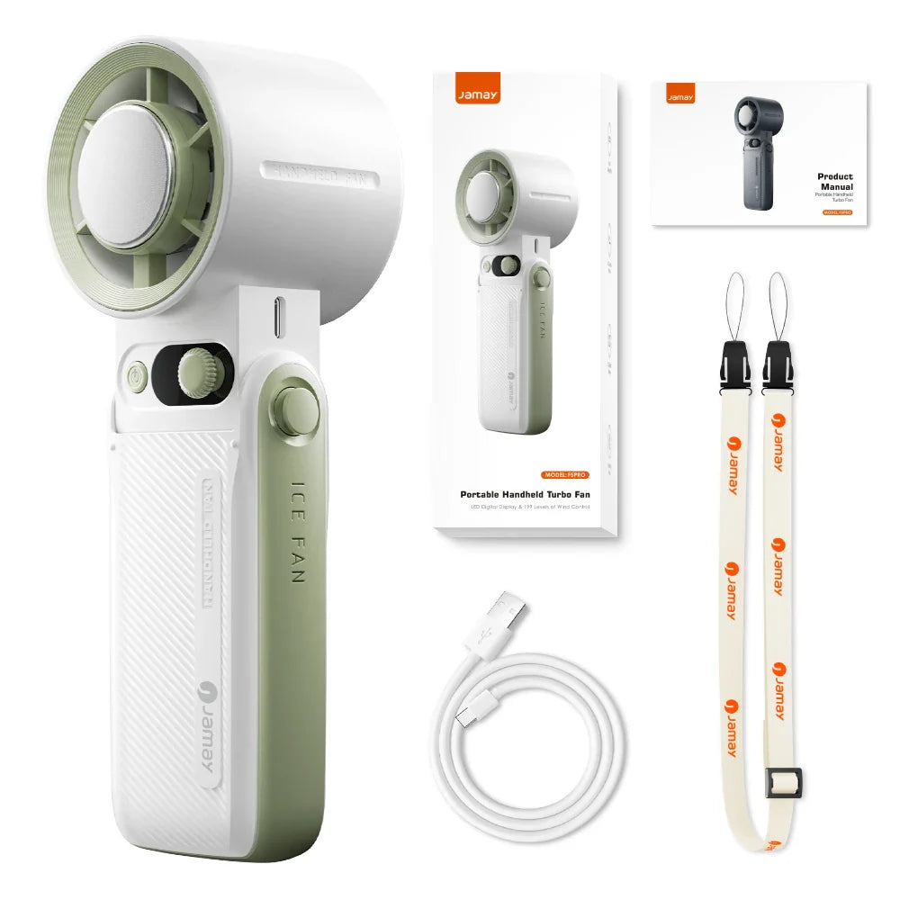 Frozano CoolFlex | 3-in-1 Ventilator | Tragbar & Halsfreundlich | LED-Display | Bis 25 Std Laufzeit
