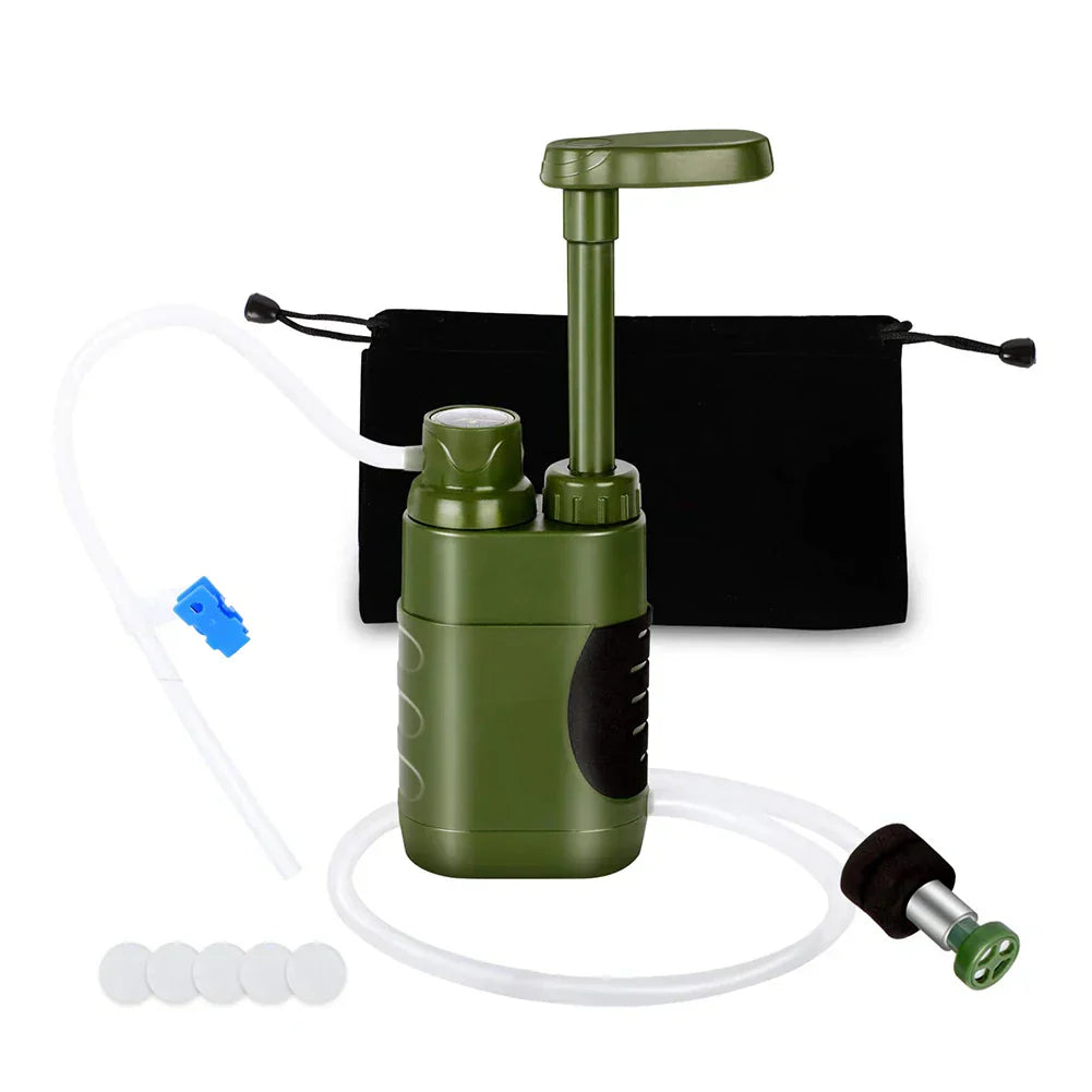 AquaTrail Pro | Outdoor Wasserfilter | 99,99 % Bakterienfrei | 5000 L Kapazität