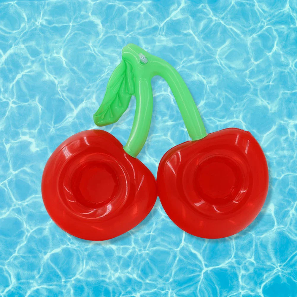 Floata CherryCup | Aufblasbarer Getränkehalter | Poolparty Must-Have | Fruchtiges Design