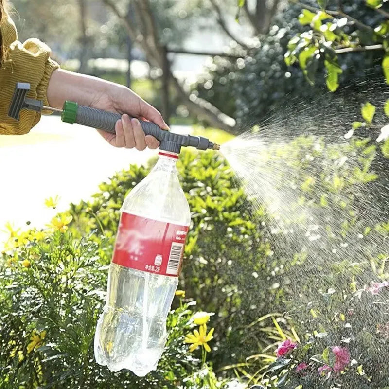 AquaTwist Sprühkopf | Hochdruckaufsatz für PET-Flaschen | Einstellbare Düse | Ideal für Garten & Haushalt