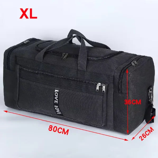 Canvarro TravelDuffel | XL Sporttasche für Männer | Wasserabweisend & Robust | Viel Stauraum für Abenteuer | Ideal für Gym & Reisen