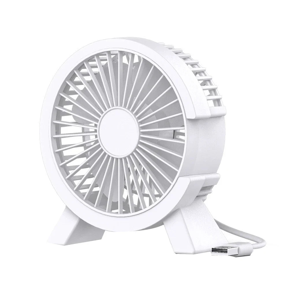 BreezeMax | Mini USB Tischventilator | Leise & Kompakt | Ideal für Büro & Camping