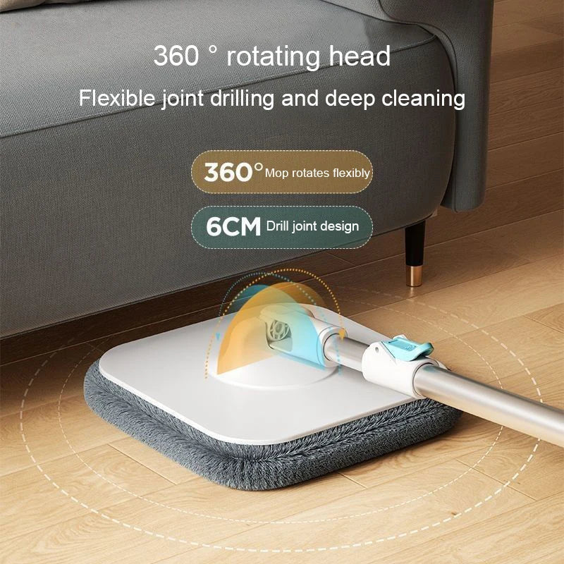 Cleanvora FlexSpin | Schleuder-Mopp System | Handfrei & Hygienisch | 2,5L Eimer