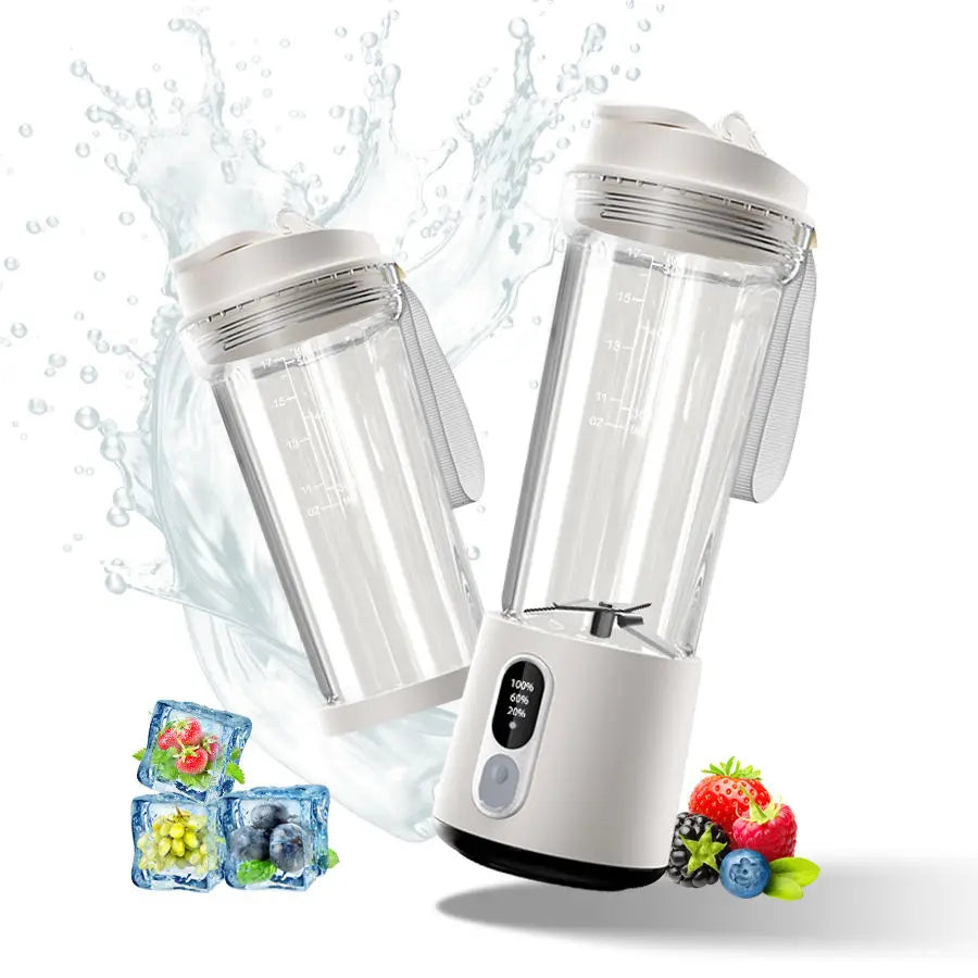 BlendGo | Tragbarer Mixer | USB-aufladbar | Für Smoothies & Fruchtsäfte