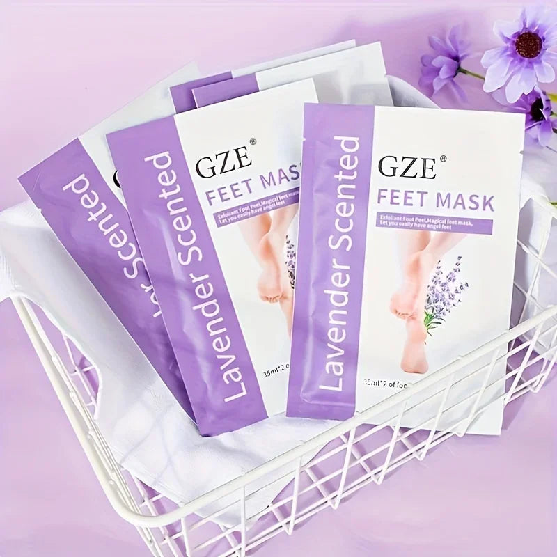 SoftStep | Fußpeeling-Maske | Für Trockene & Rissige Füße | Entfernt Hornhaut & abgestorbene Hautzellen | 2er-Set
