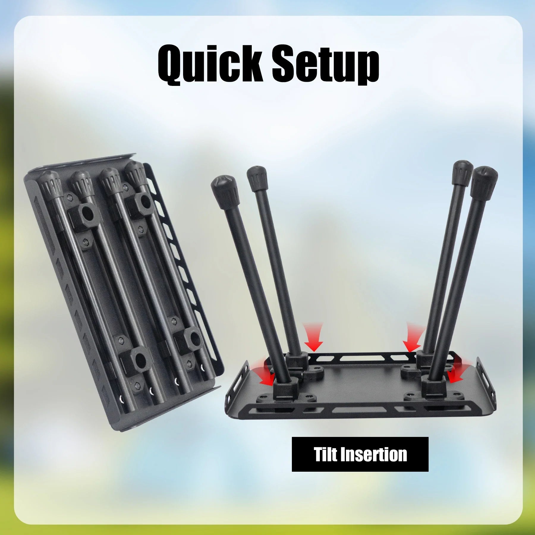 OutdoorPro | Faltbarer Campinghocker | Ultraleicht | Multifunktional