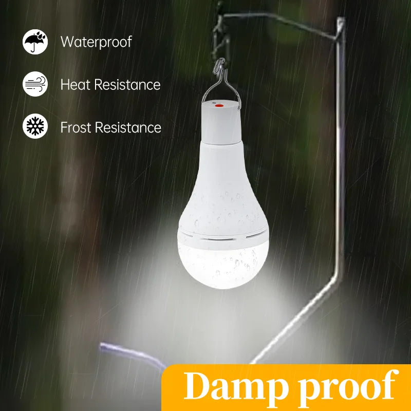 EcoLite Solar Campingleuchte | USB & Solar | Wasserdicht & Tragbar | Mit Fernbedienung