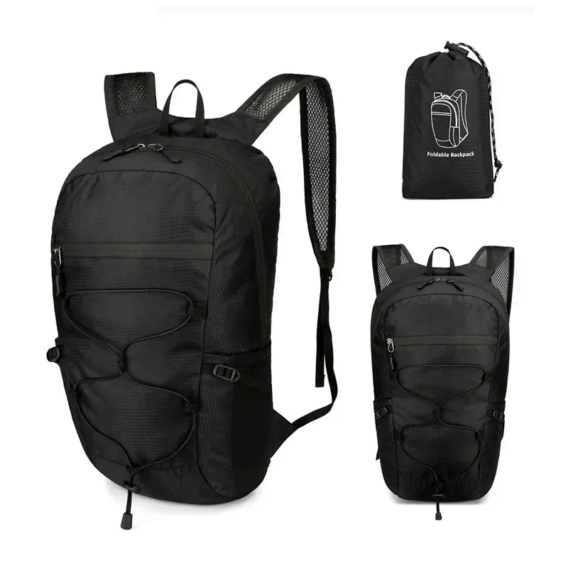 FlexiPack 20L Rucksack | Faltbar & Wasserdicht | Ultraleicht & Praktisch