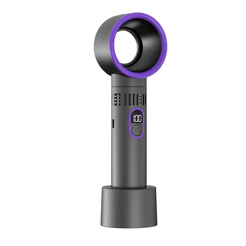 BreezeMaster Handventilator | Bladeless Design | 100 Windstufen | Wiederaufladbarer Akku