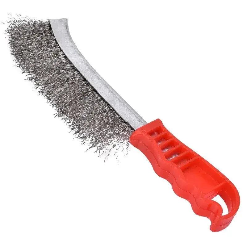 GrillGleam BrushPro | Edelstahl Drahtbürste | Hitzebeständig & Ergonomisch | Für BBQ & Reinigung