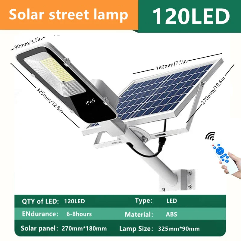 SolarMaxx LED-Straßenleuchte | 300W Leistung | Automatische Dämmerungserkennung | Wetterfest