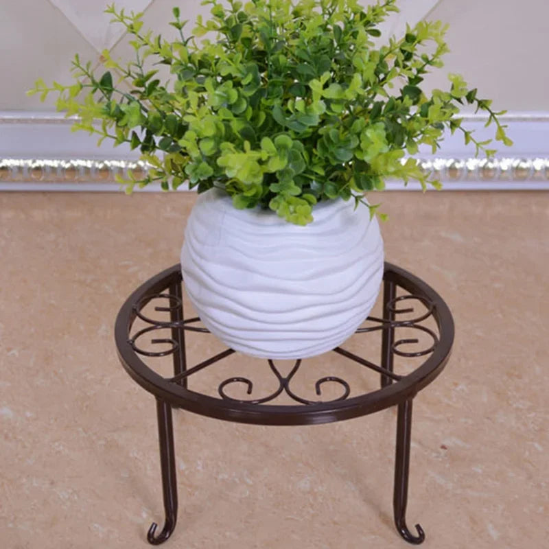 FloraStand Bronze | Eleganter Pflanzenständer | Vintage-Design | Rostfrei